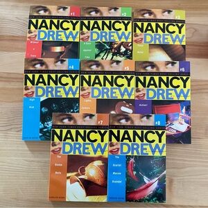 Nancy Drew Mystery Book Set volumes 1-8